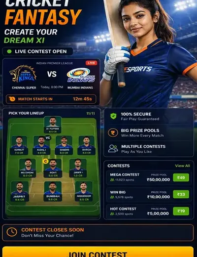 555COM (555 combet) fantasy cricket & matchday visual 3